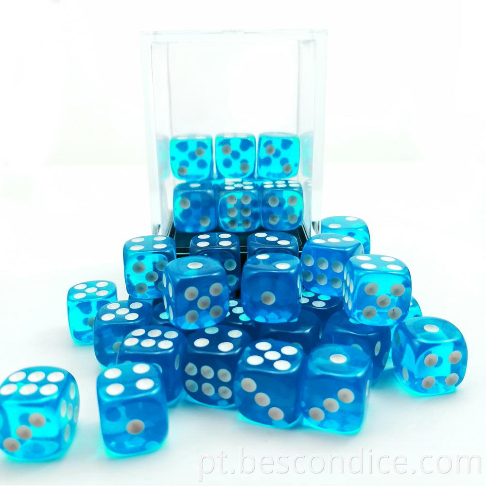12mm 6 Sided Game Dice Set Of 36pcs 2
